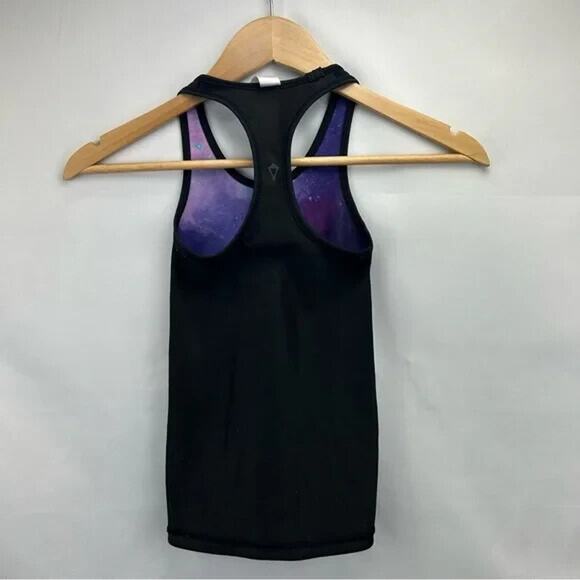 Ivivva by Lululemon Girls Galaxy Print Racerback Tank Top Purple Blue Size 6 - Picture 5 of 6